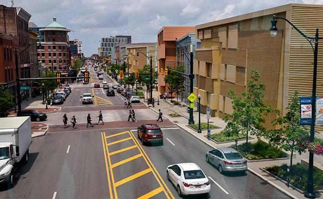 Downtown Columbus streets