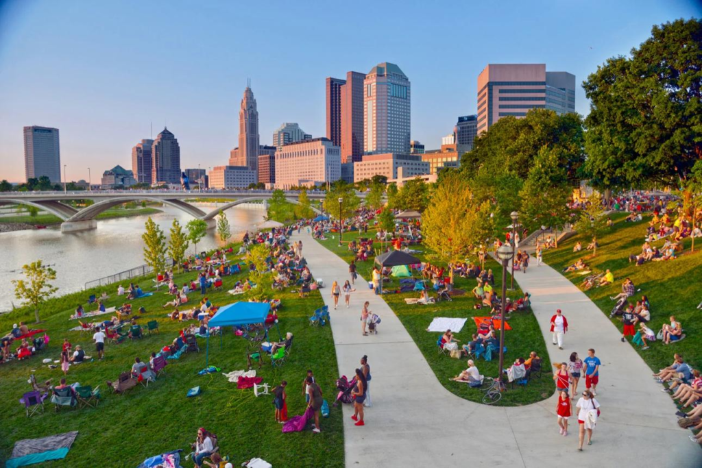 Scioto Mile waterfront Columbus
