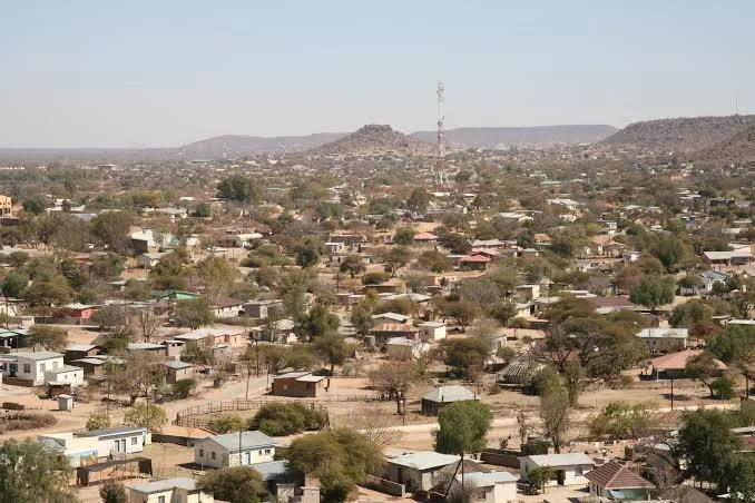 A traditional cultural landmark in Mochudi, Botswana, representing the town’s heritage and local identity.