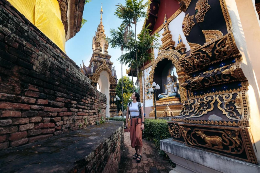 Historic streets and temples in Chiang Mai