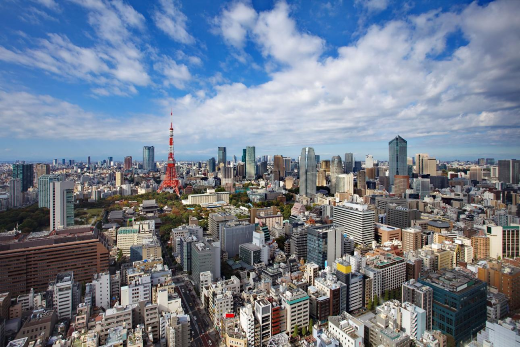 Tokyo cityscape Japan