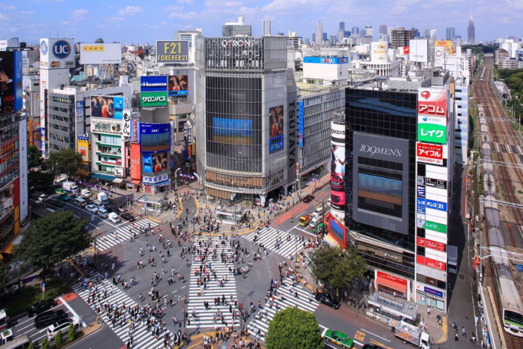 Shibuya crossing Tokyo