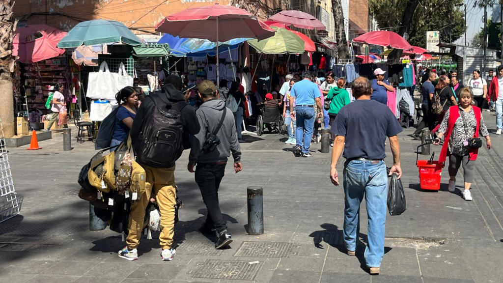 Streets and markets in Mexico City