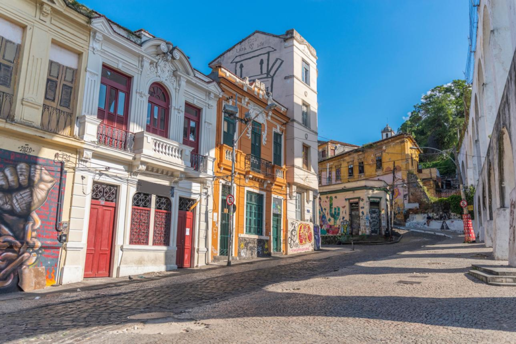 Historic streets and cultural landmarks Rio de Janeiro