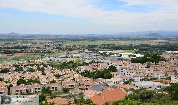 Rustenburg South Africa city skyline Magaliesberg mountains