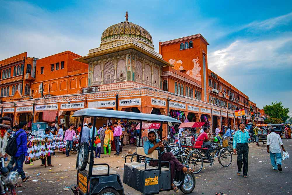 Jaipur streets local markets Rajasthan