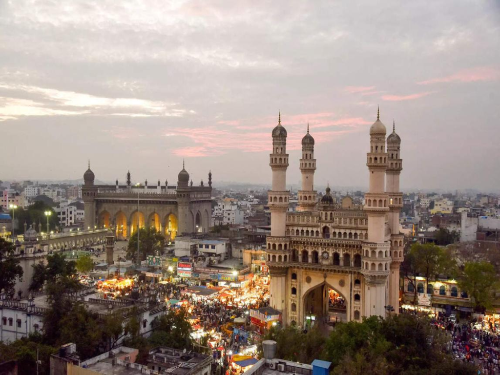 Hyderabad India skyline Charminar