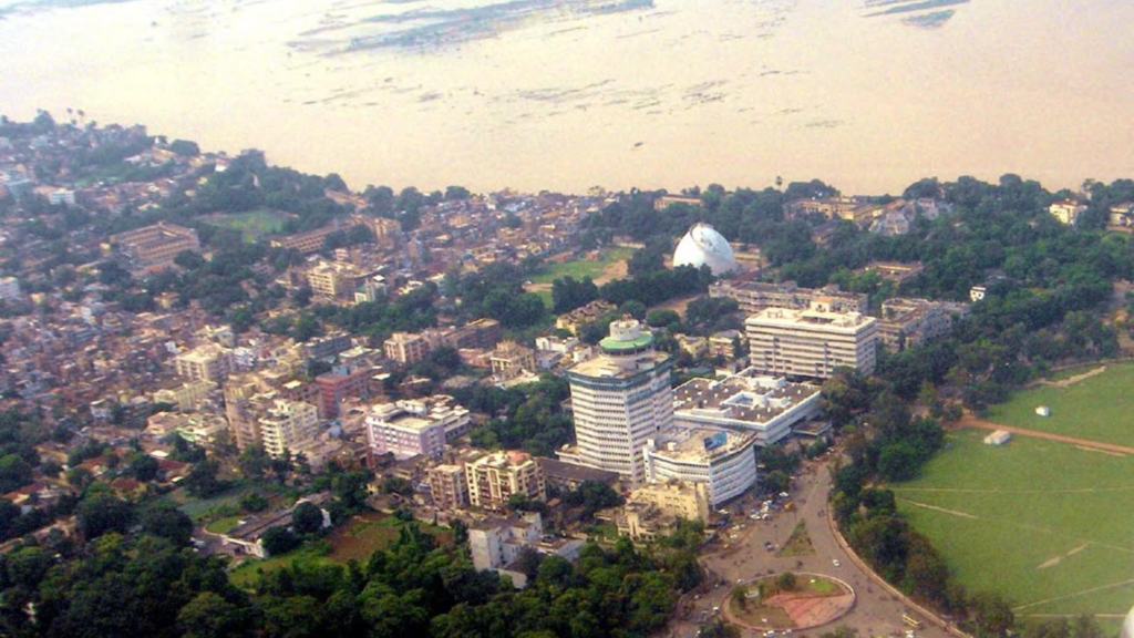 Patna Bihar India skyline Ganges River