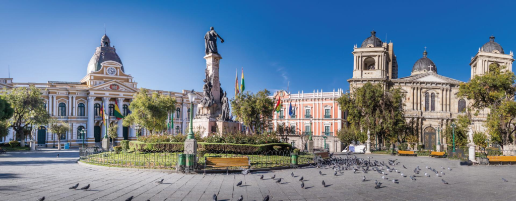 Plaza Murillo La Paz Bolivia historic centre