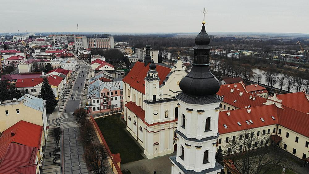 Pinsk Belarus historic centre skyline