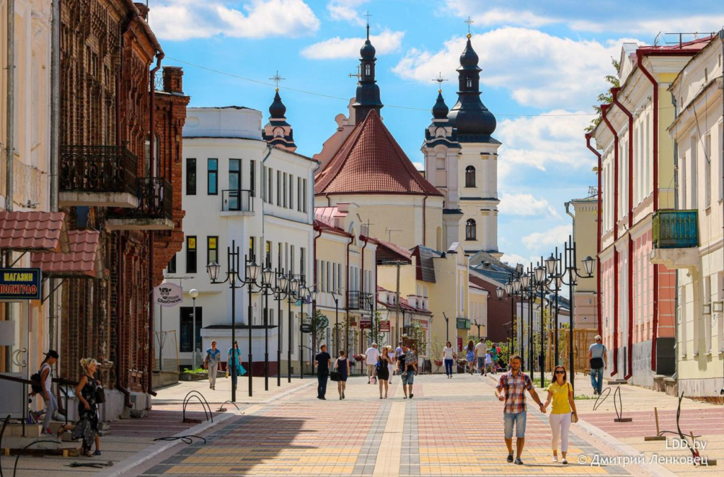 Vitebsk Belarus historic centre streets