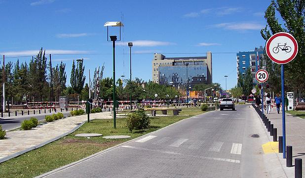 Neuquen Argentina city streets public spaces