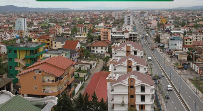 Kamëz Albania city landscape near Tirana