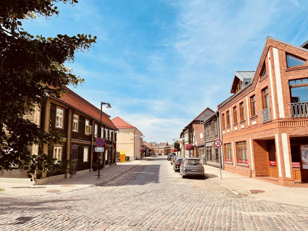 Jelgava Latvia historic centre streets