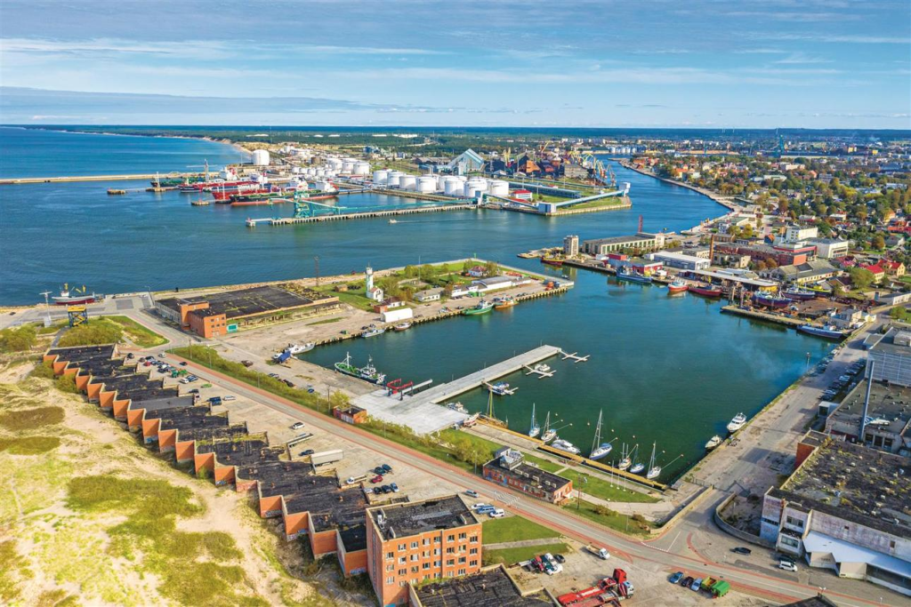 Ventspils Latvia harbour city waterfront