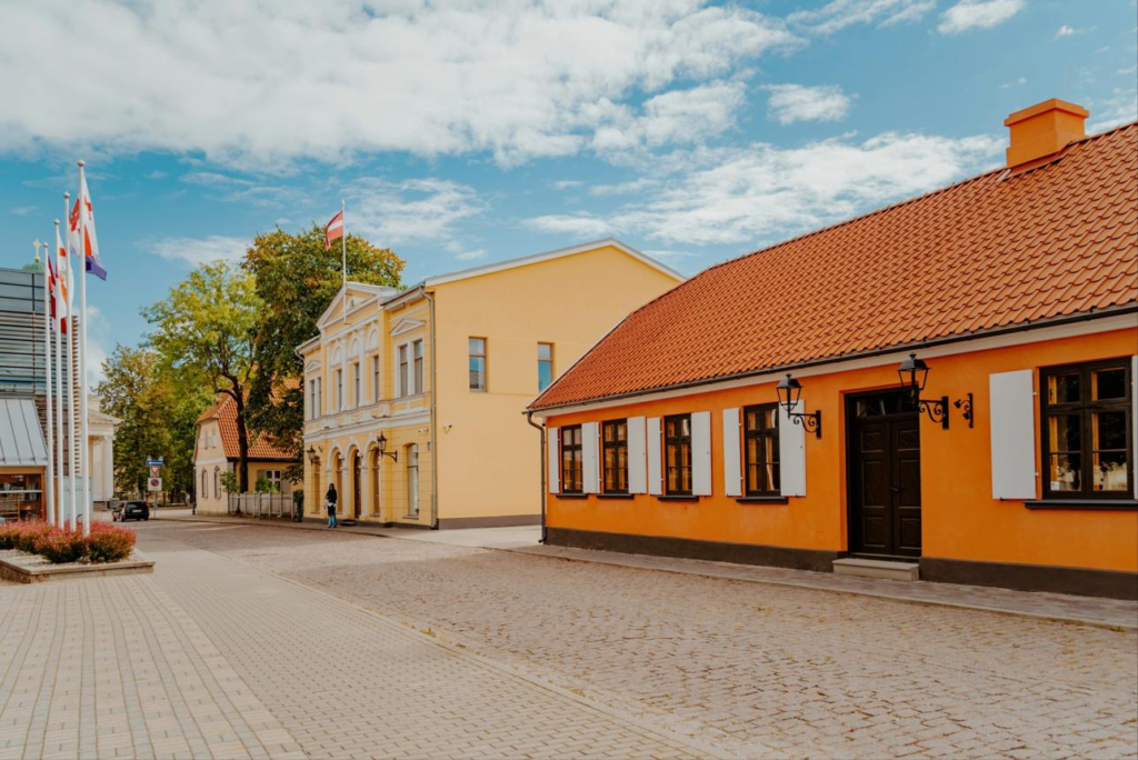 Ventspils Latvia historic streets architecture