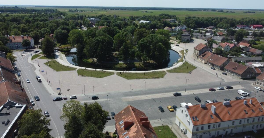 Šilutė Lithuania town centre Nemunas Delta