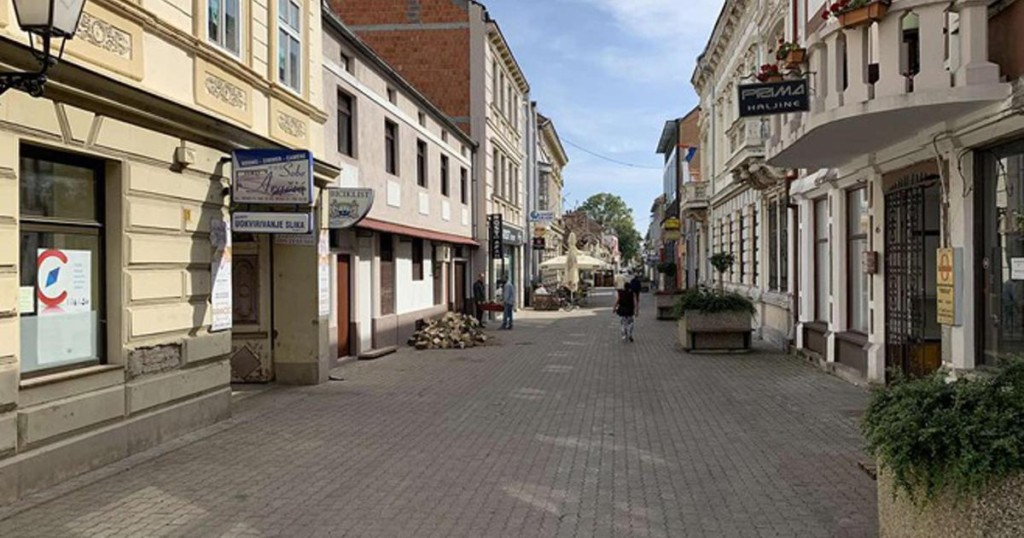 Slavonski Brod Croatia streets