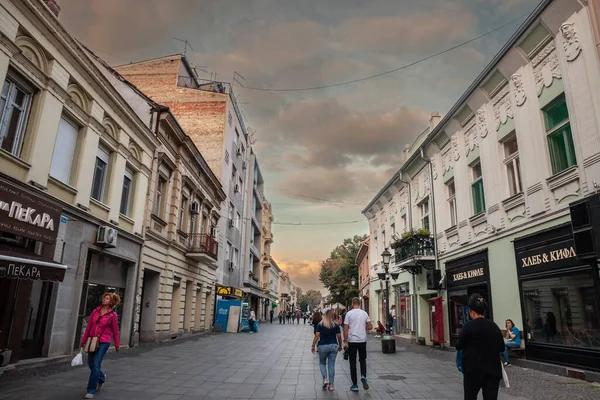Osijek Croatia streets pedestrian areas