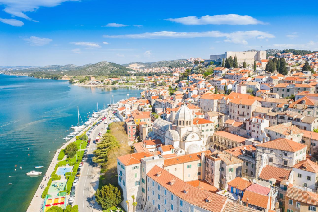 Sibenik Croatia old town Adriatic coast