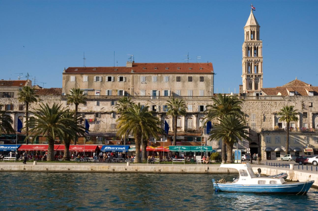 Split Croatia waterfront Diocletian Palace