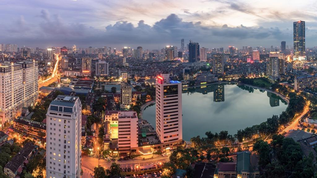 Hanoi cityscape Vietnam