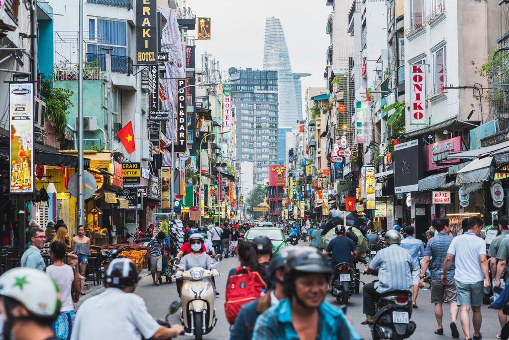 Ho Chi Minh City urban streets Vietnam