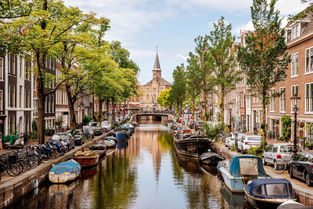 Amsterdam canals Netherlands