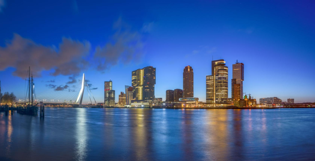 Rotterdam skyline Netherlands