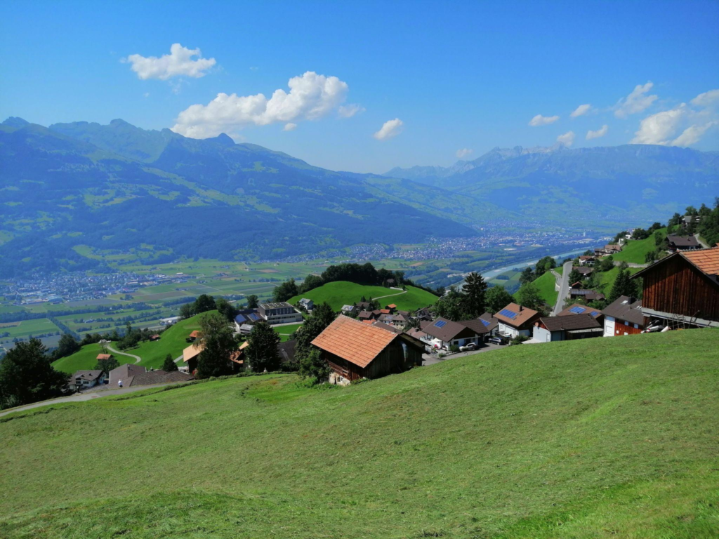Vaduz city centre Liechtenstein