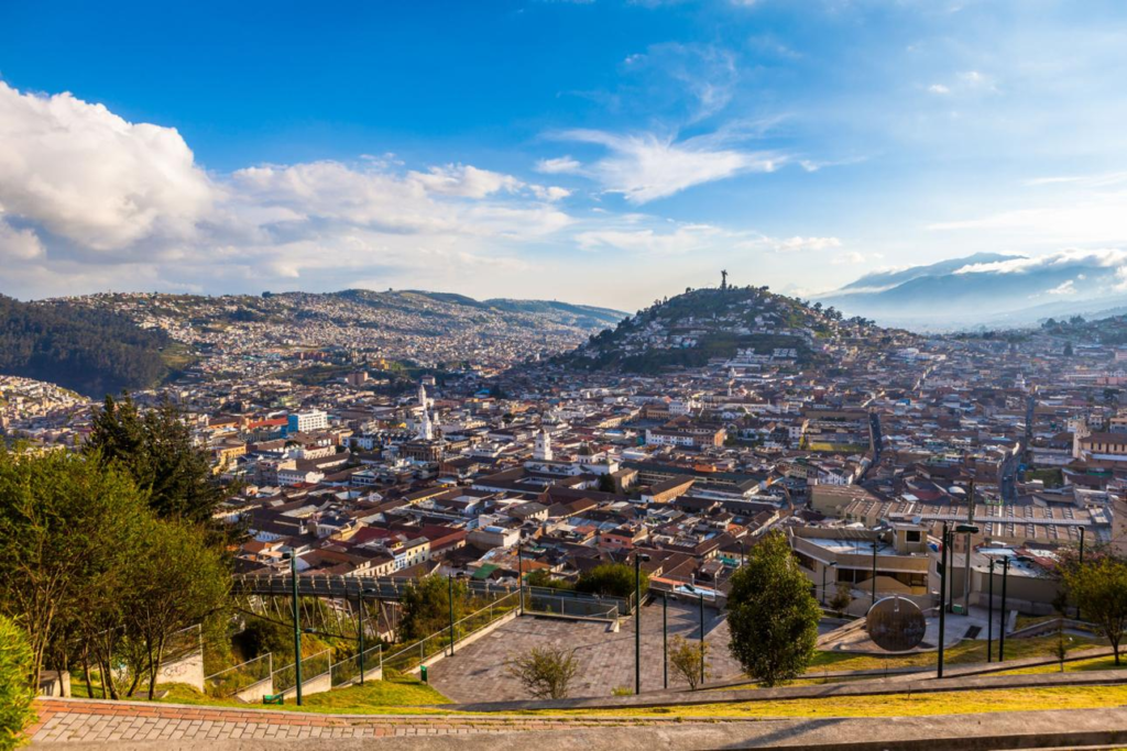 Quito Ecuador city view