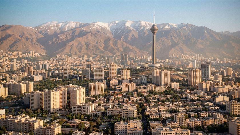 Tehran Iran skyline
