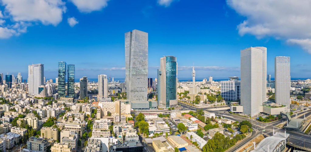 Tel Aviv cityscape Israel