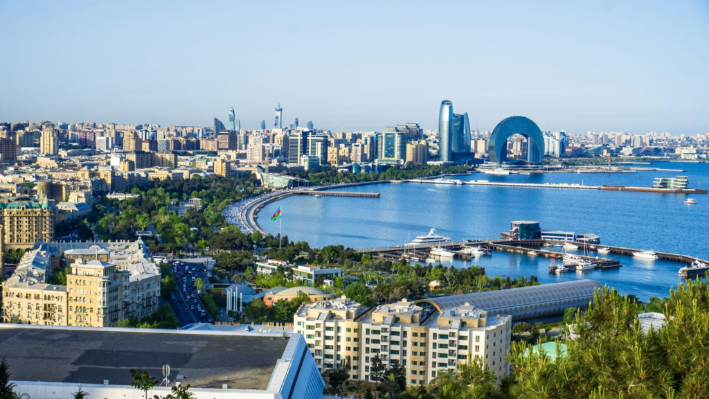 Baku Azerbaijan city view