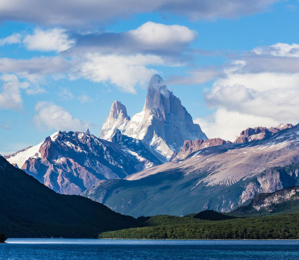 Snow-capped peaks of Patagonia, Argentina