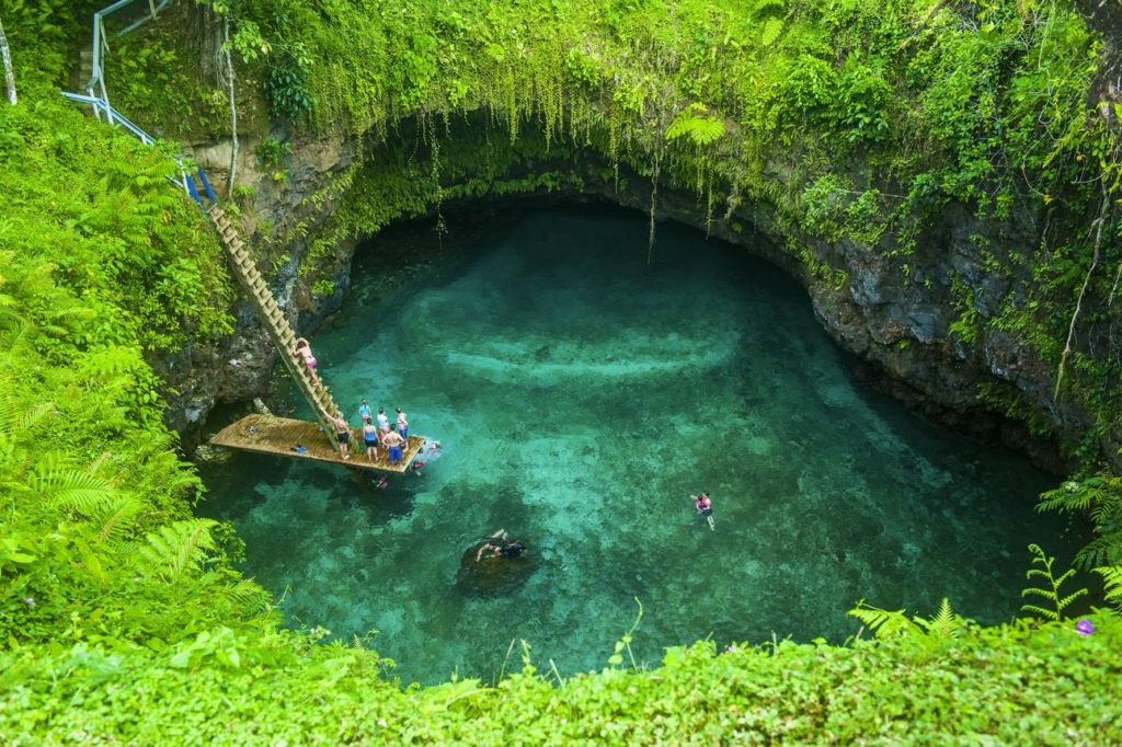 To-Sua Ocean Trench swimming hole, Samoa