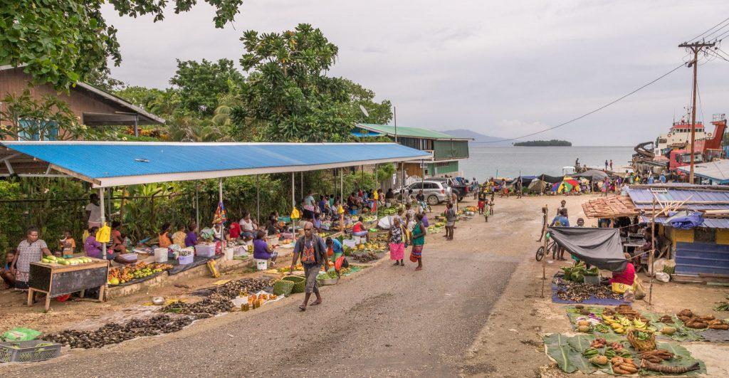 Munda town in the Western Province of the Solomon Islands.