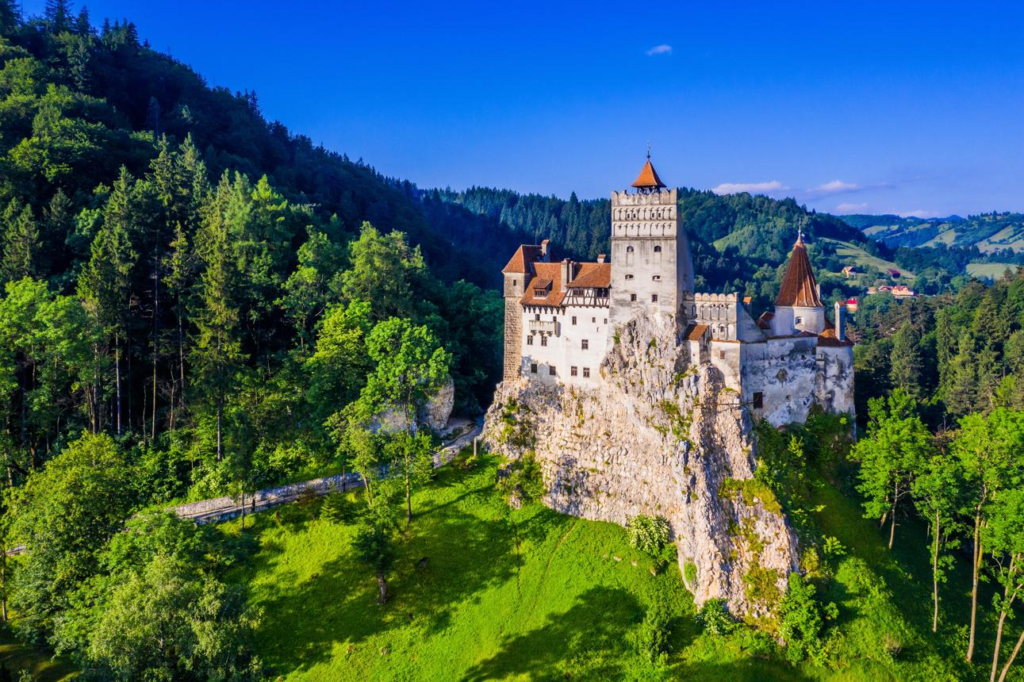 Bran Castle in Romania, often associated with Dracula