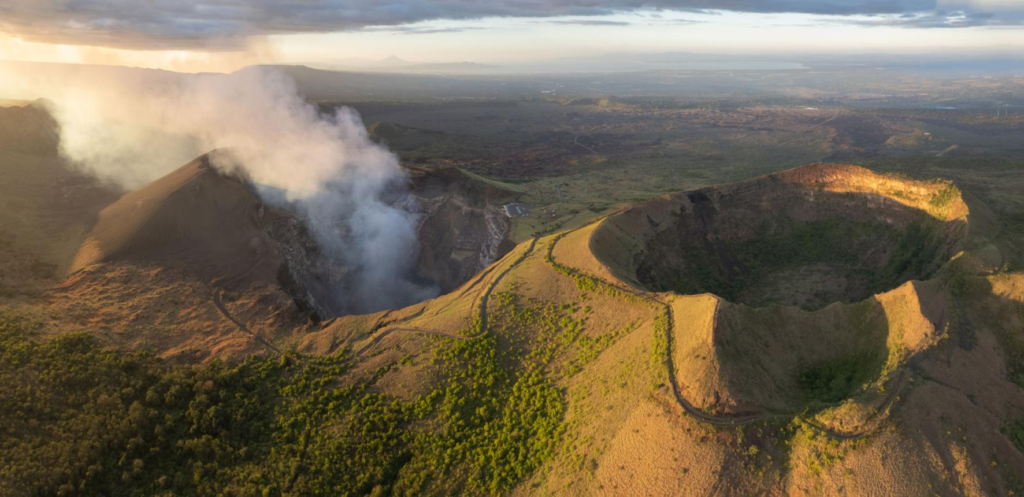 Active Masaya Volcano in Nicaragua