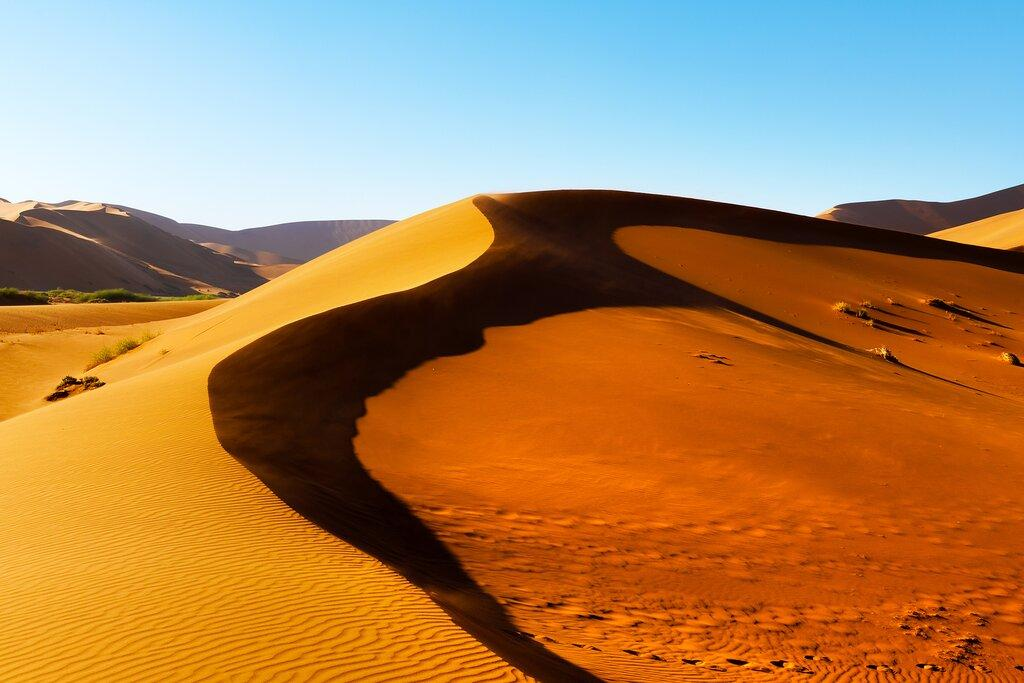 Sand dunes in the Namib Desert, Namibia