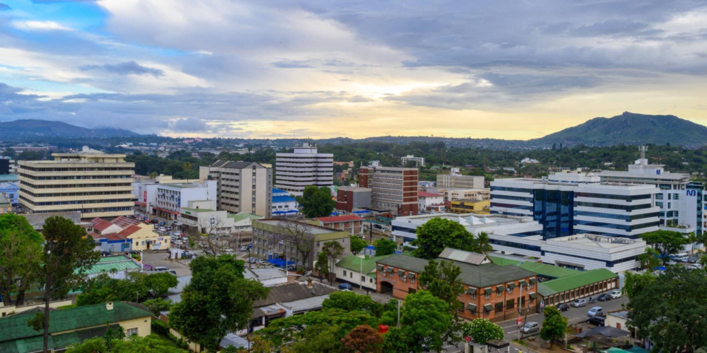 Panoramic view of Lilongwe, Malawi
