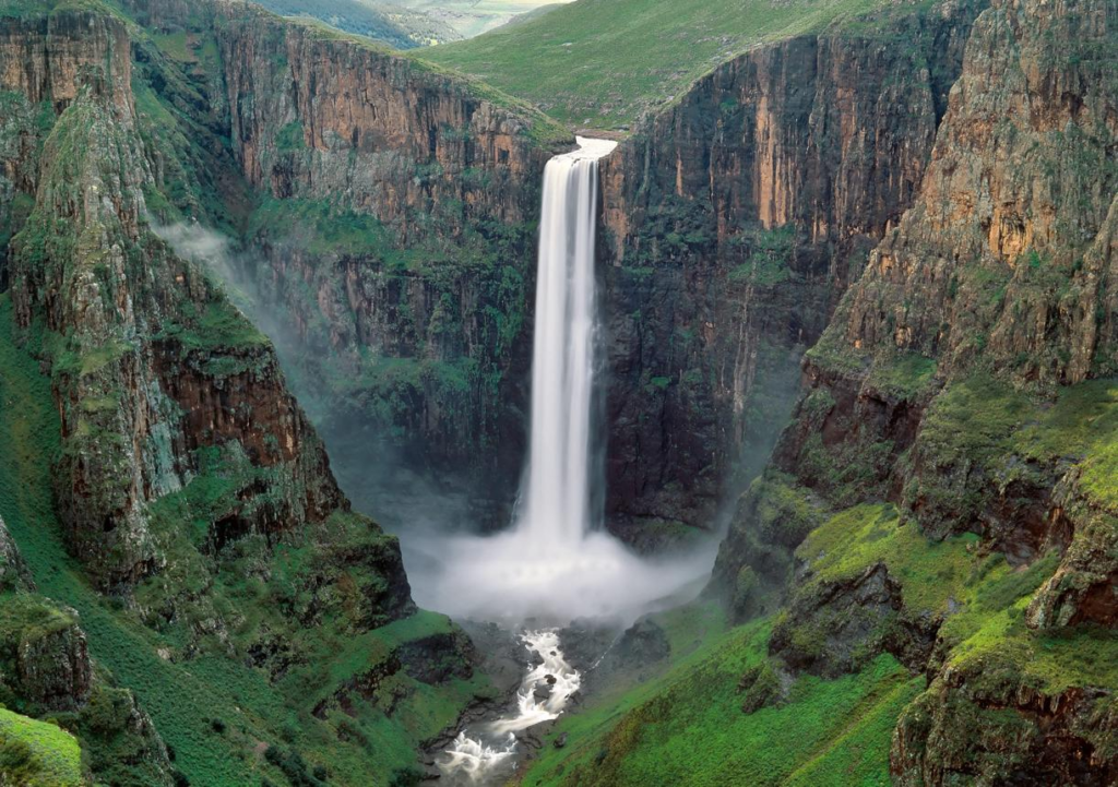 Katse Dam is one of Africa's highest dams