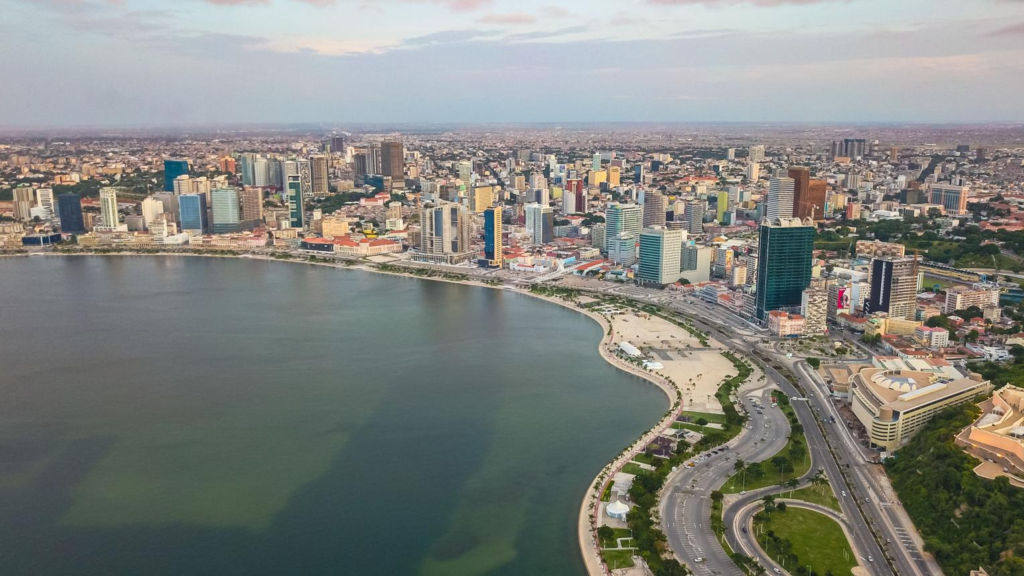 Modern skyline of Luanda, the capital city of Angola.
