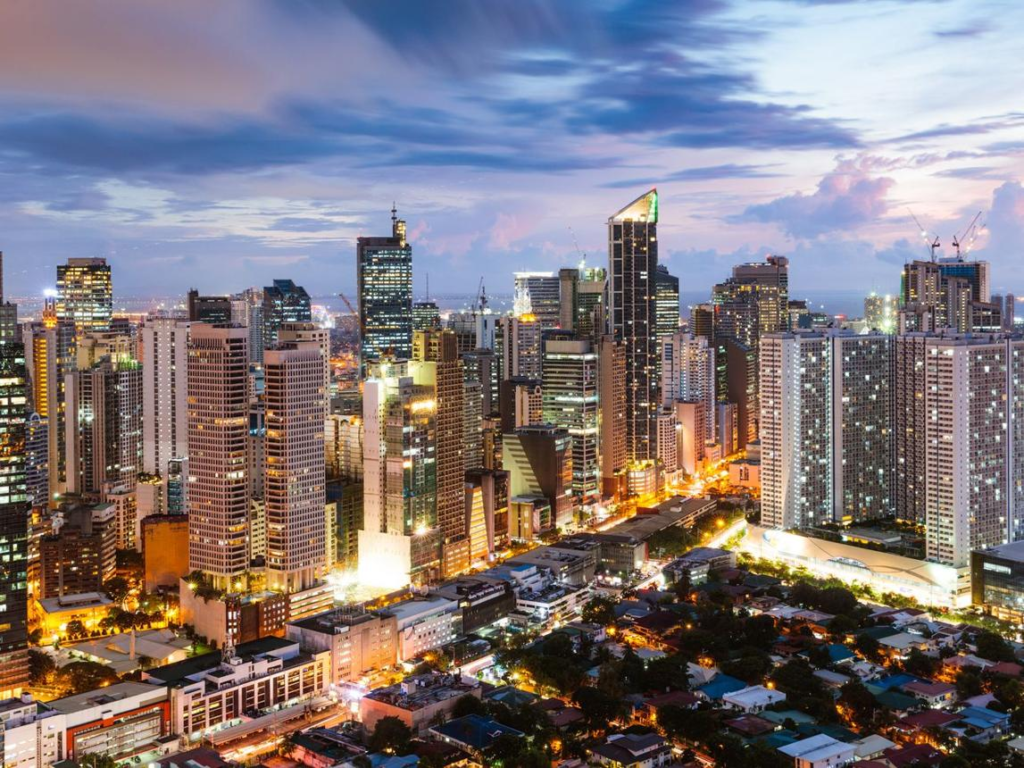 Manila cityscape Philippines