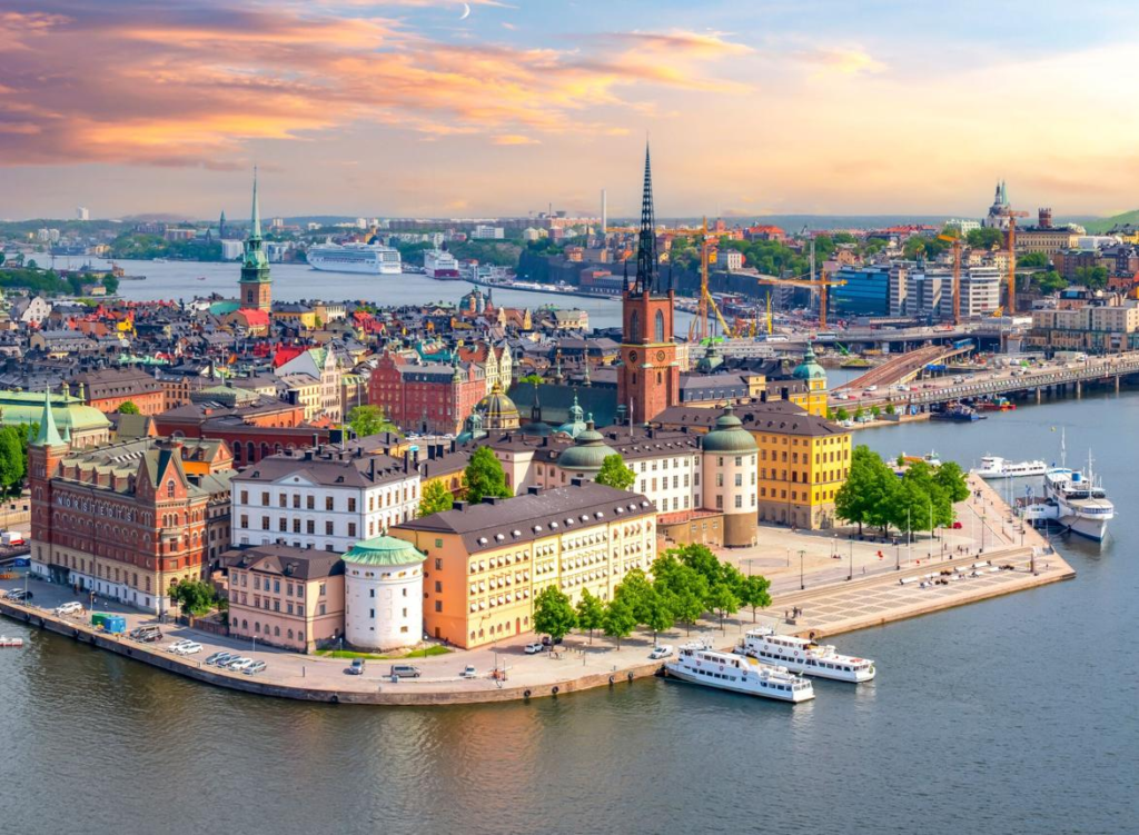 Stockholm cityscape Sweden