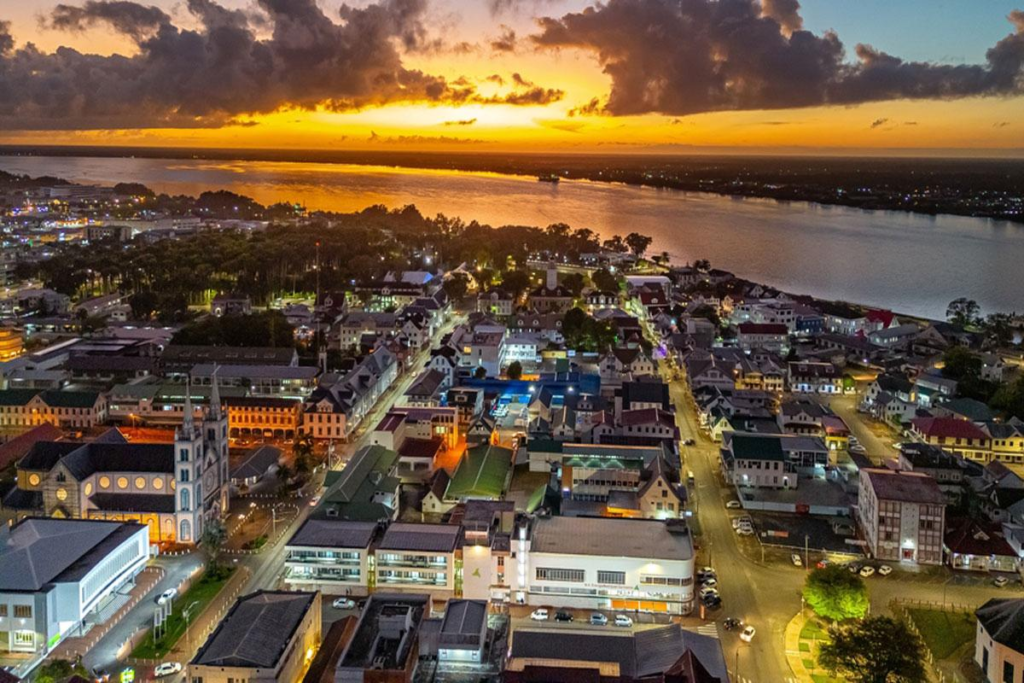 Paramaribo cityscape Suriname