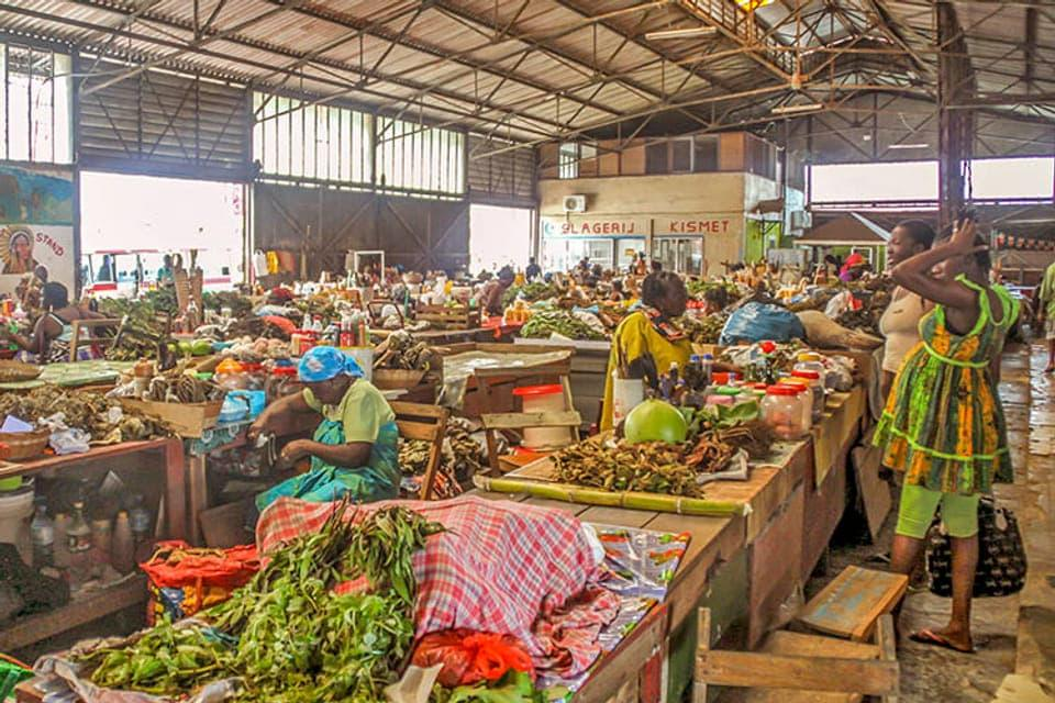 Local markets in Suriname