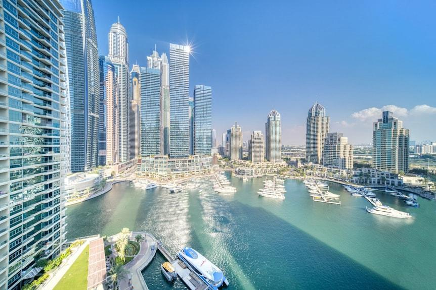 Dubai Marina luxury view UAE