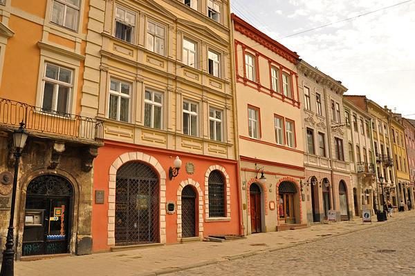 Lviv historic architecture Ukraine