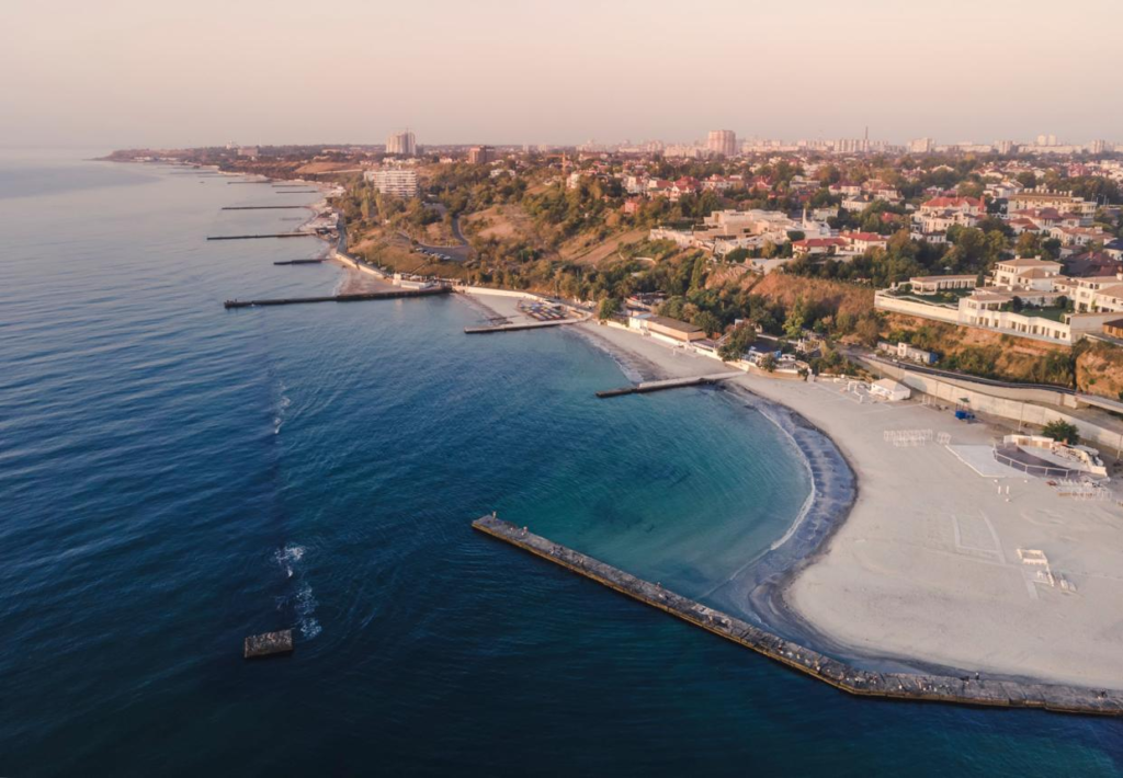 Odesa coastline Ukraine